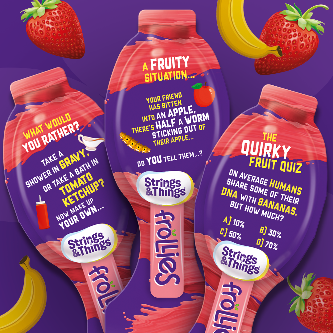 Strings & Things Brand Wow Me Design Food Packaging Design